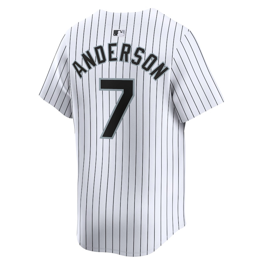 Tim Anderson 7 Chicago White Sox Home Limited Player White MLB Jersey Men's