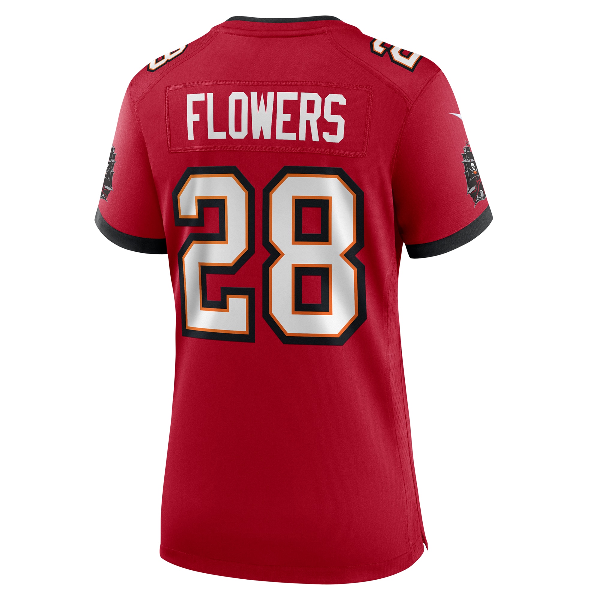 Tampa Bay Buccaneers Dallis Flowers Red Game NFL Jersey Women's