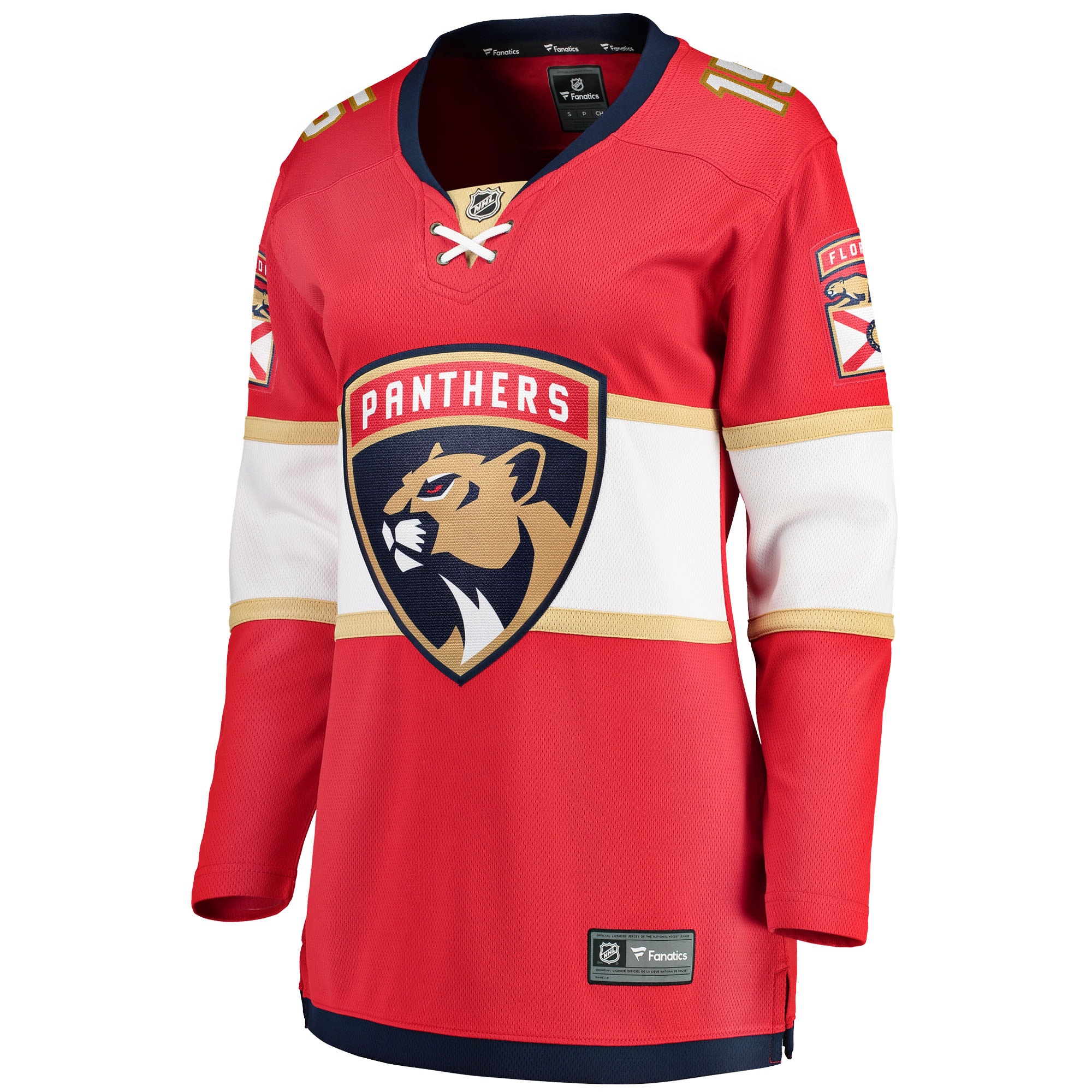 Florida Panthers Anton Lundell Red Home Breakaway Player NHL Jersey Women's