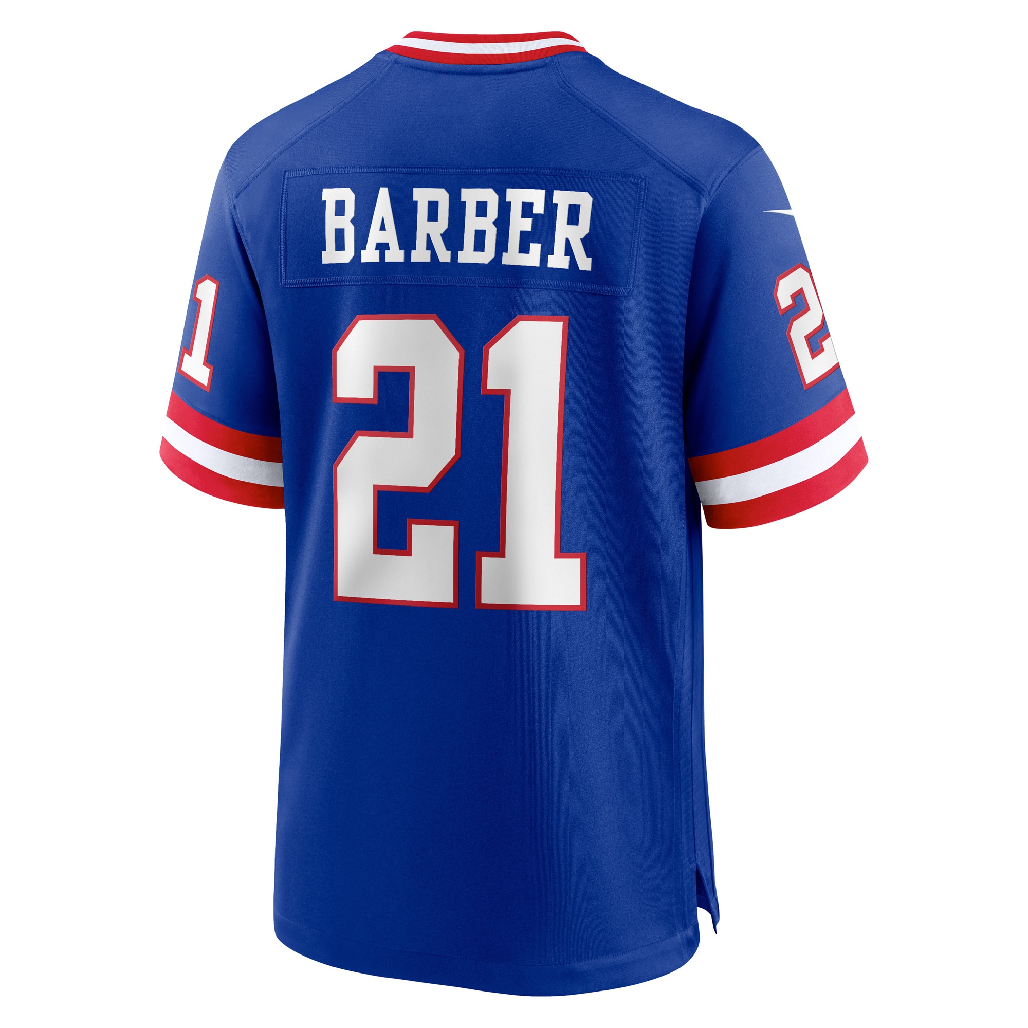 New York Giants Tiki Barber Royal Classic Retired Player Game NFL Jersey Men's