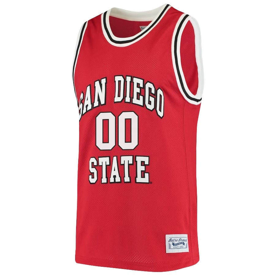 Custom 00 San Diego State Aztecs 2023- Red NCAA Jersey Men's