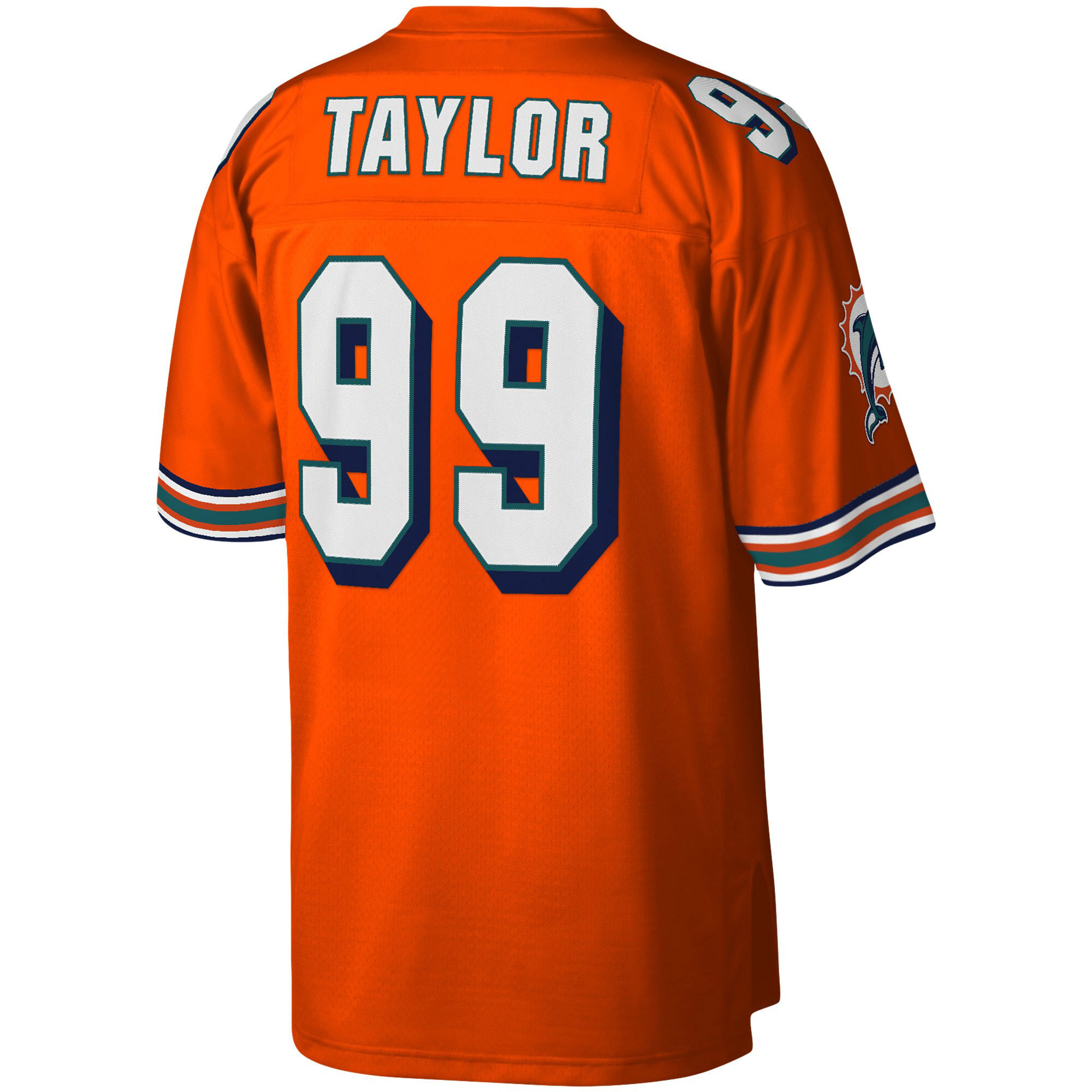 Miami Dolphins Jason Taylor Mitchell Ness Orange Big Tall 2004 Retired Player NFL Jersey Men's