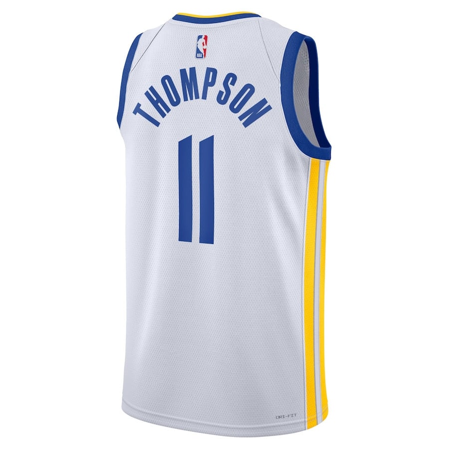 Klay Thompson 11 Golden State Warriors Unisex Swingman Association Editio White NBA Jersey Unisex