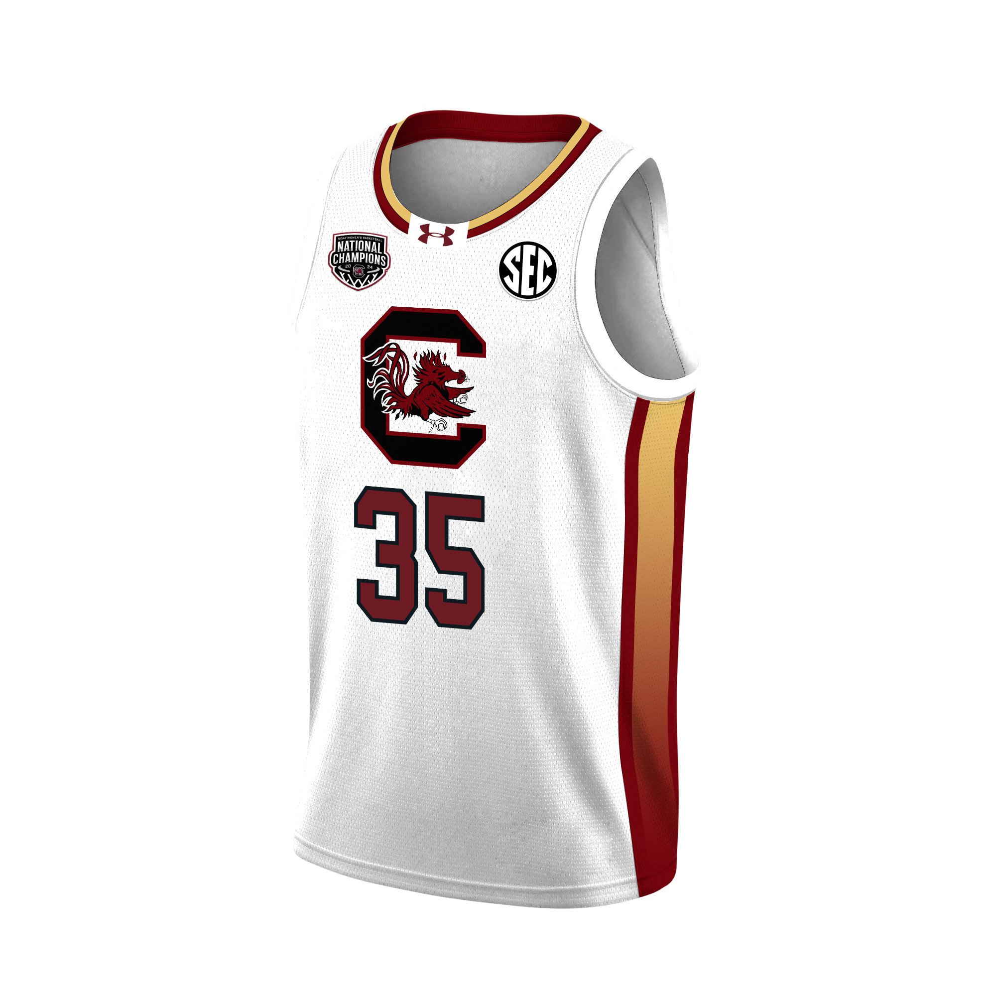 Sakima Walker 35 South Carolina 2024 National Champions Patch Unisex NCAA Jersey Unisex