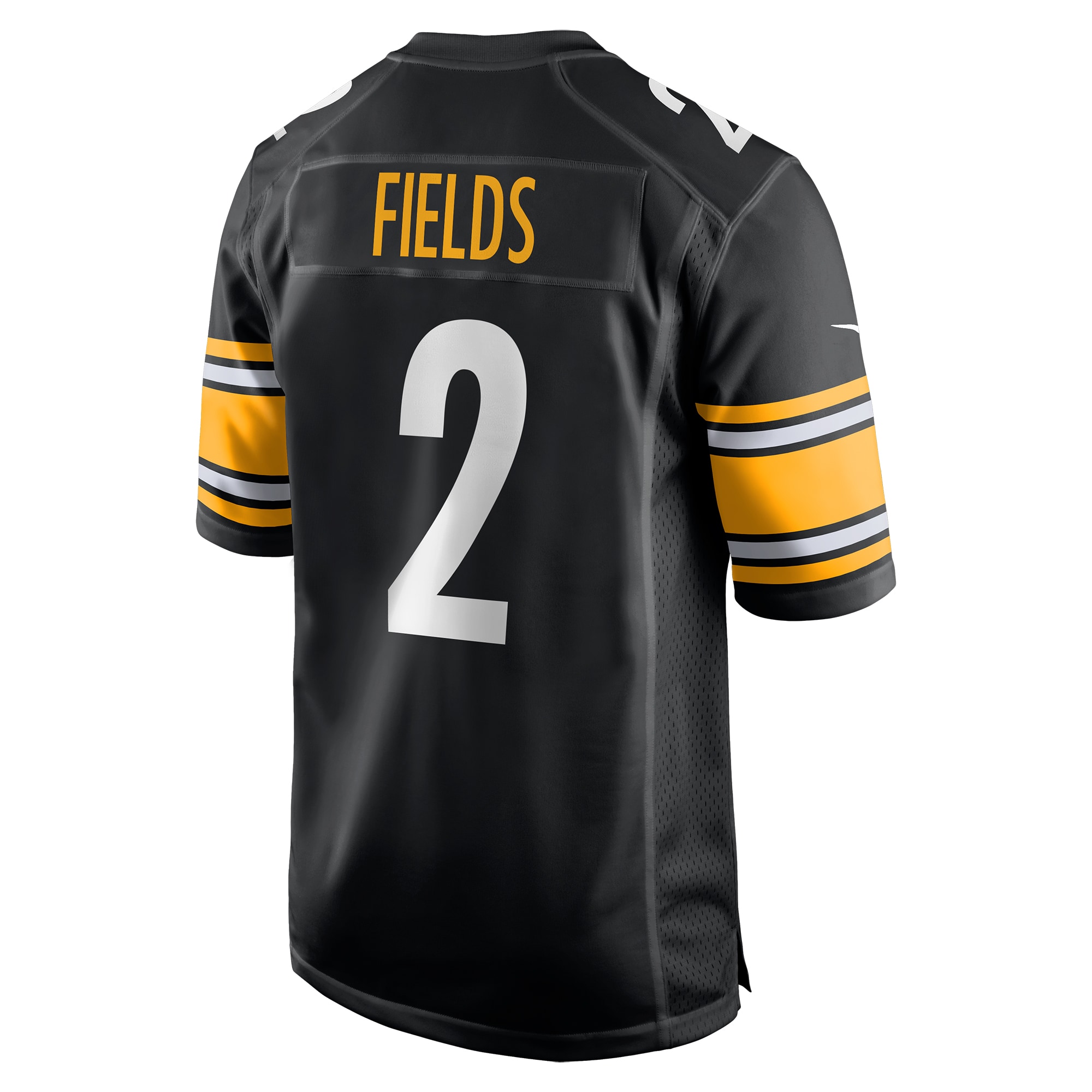 Pittsburgh Steelers Justin Fields Black Game Player NFL Jersey Men's
