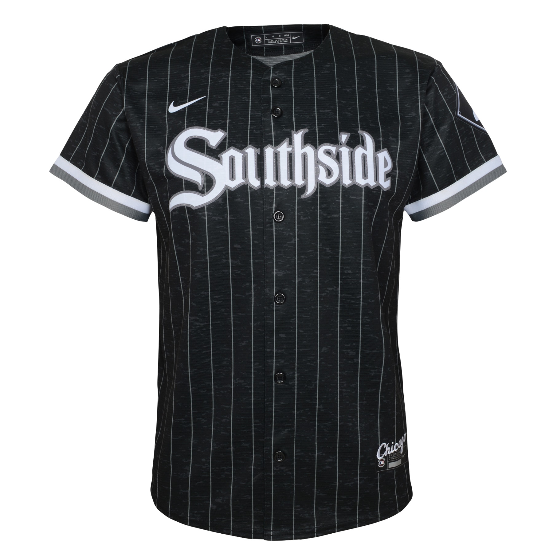 Chicago White Sox Yoan Moncada Black City Connect Player MLB Jersey Youth
