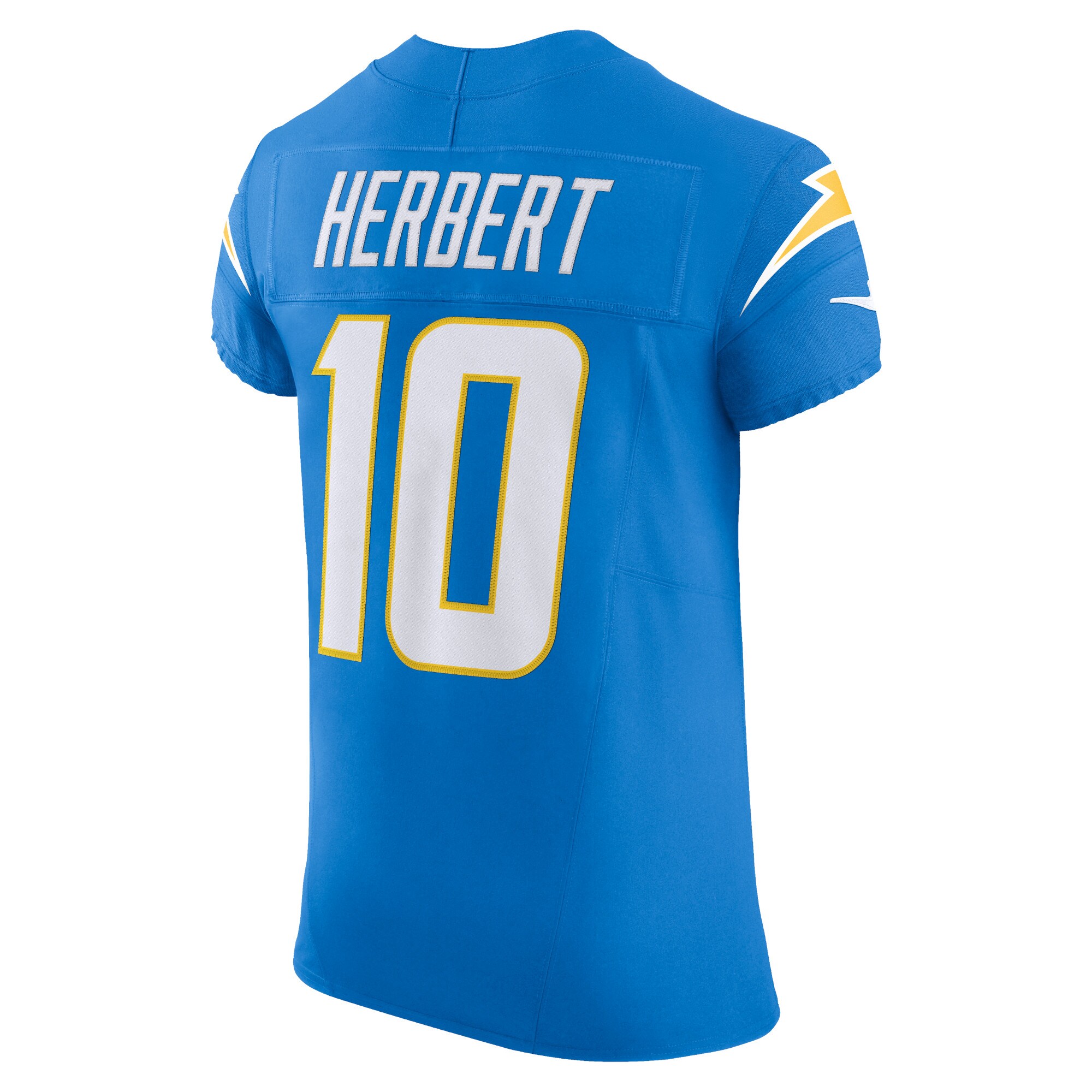 Los Angeles Chargers Justin Herbert Powder Blue Vapor F.U.S.E. Elite NFL Jersey Men's