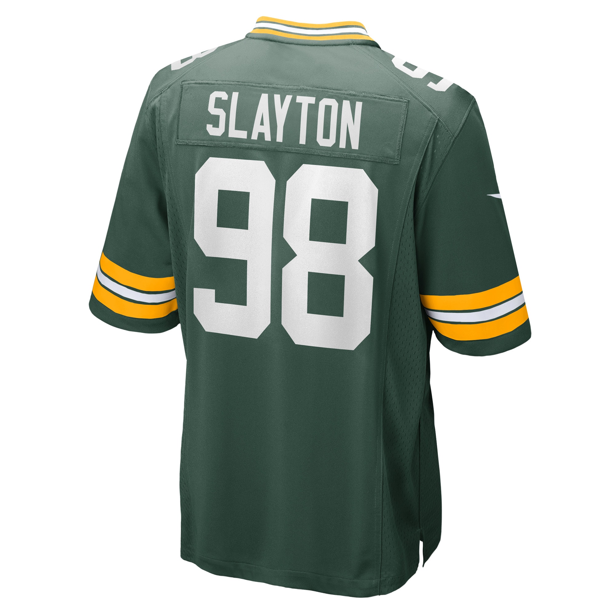 Green Bay Packers Chris Slayton Green Game Player NFL Jersey Men's