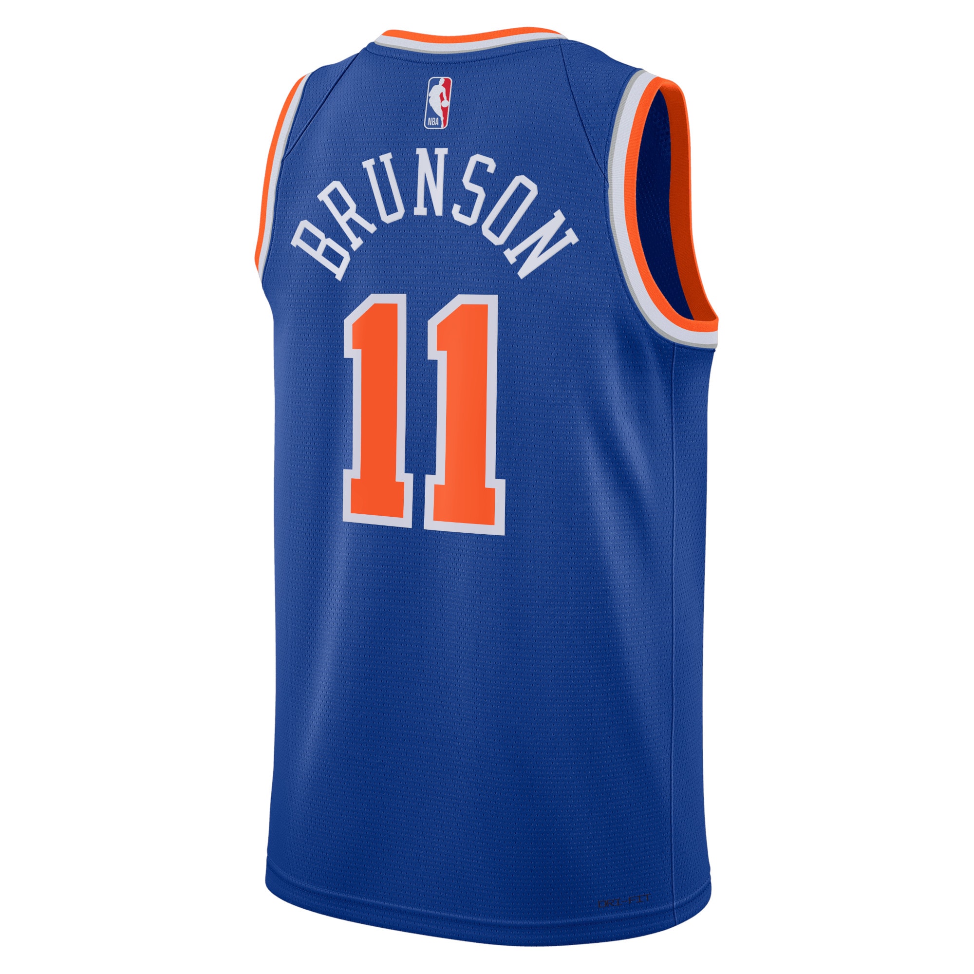 New York Knicks Icon Edition Swingman Blue Jalen Brunso Unisex NBA Jersey Unisex