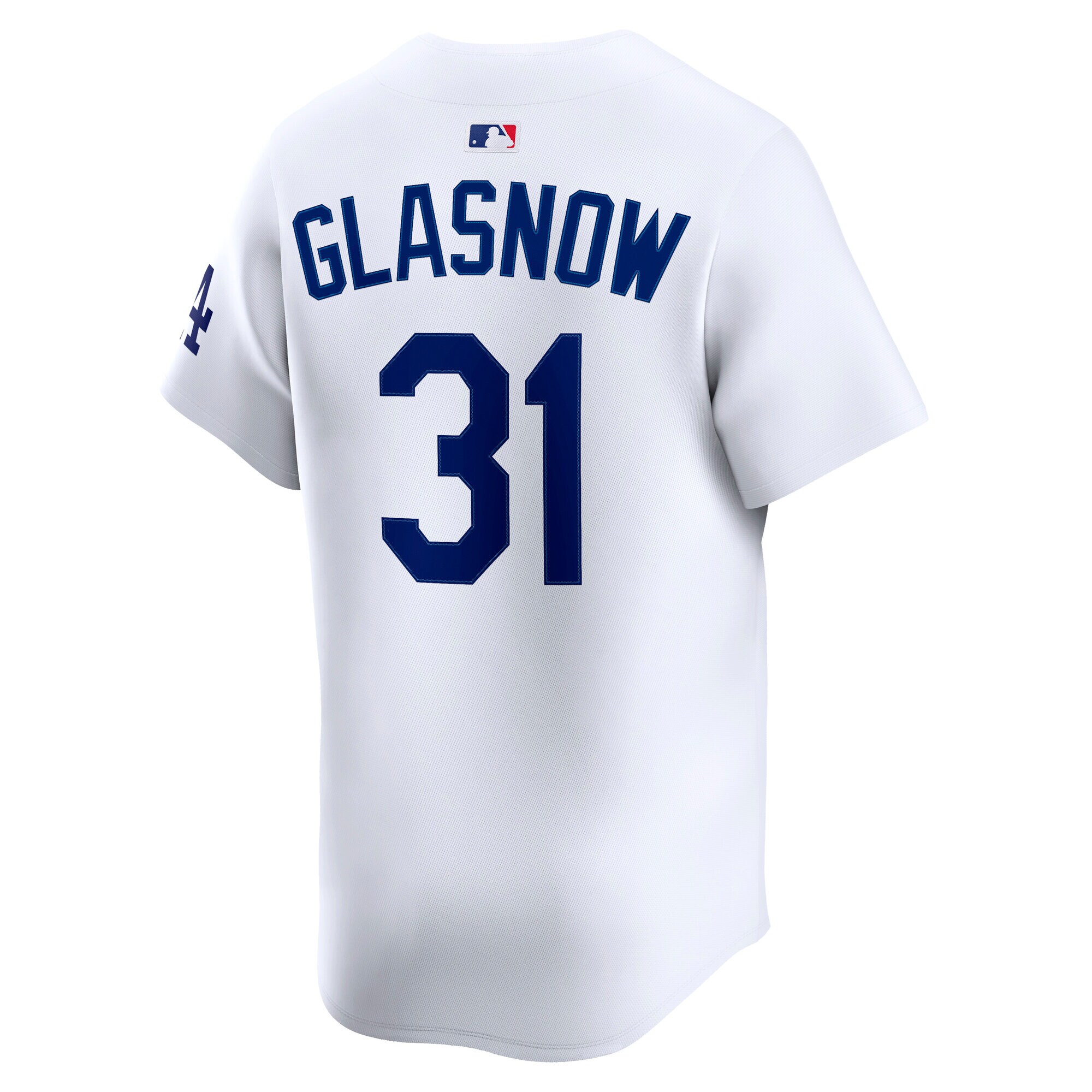 Los Angeles Dodgers Tyler Glasnow White Home Limited Player MLB Jersey Men's