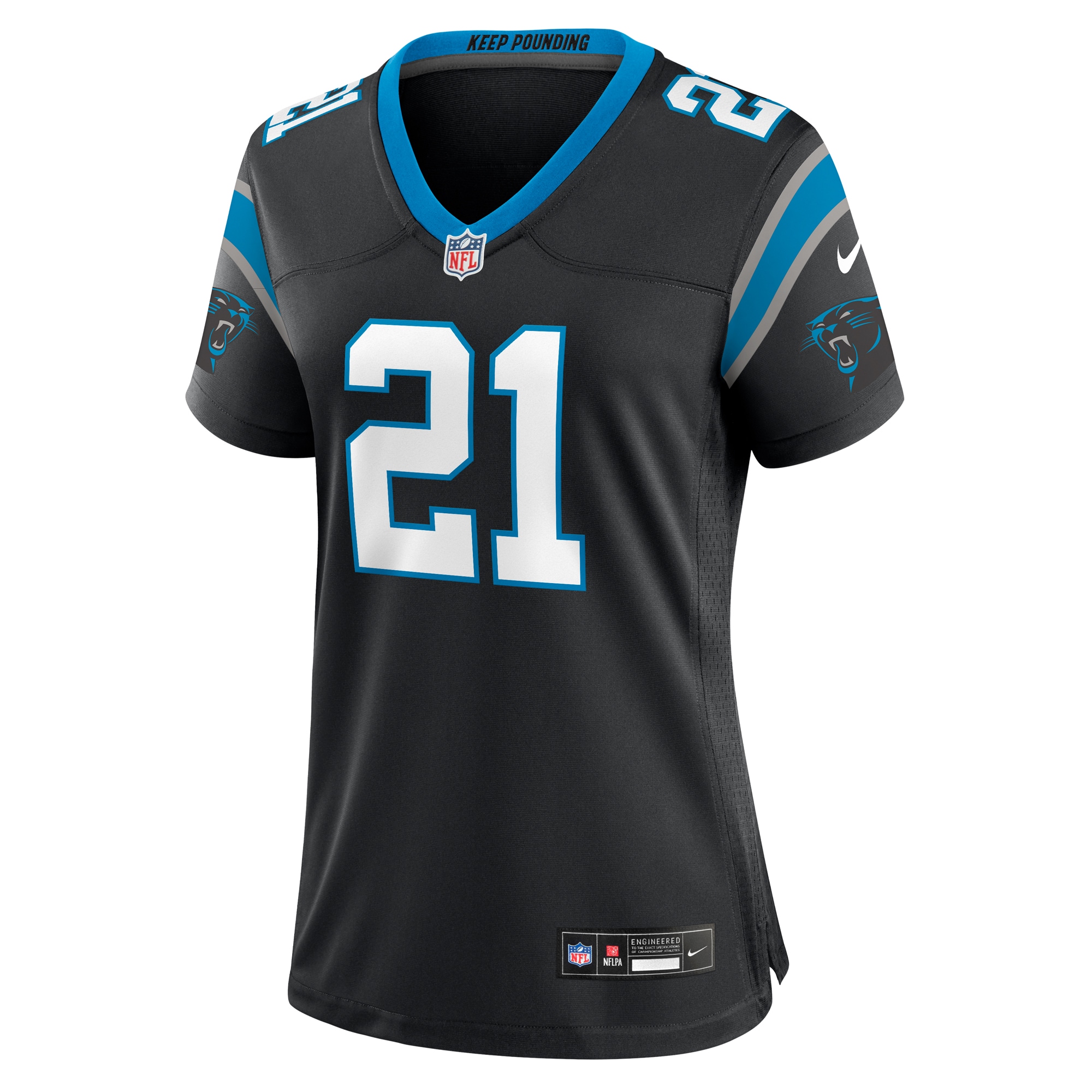 Carolina Panthers Nick Scott Black Game NFL Jersey Women's