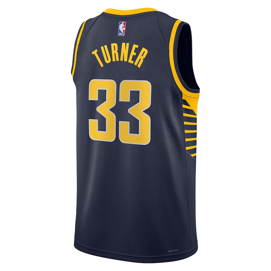 Myles Turner 33 Indiana Pacers Unisex Swingman Icon Edition Navy NBA Jersey Unisex