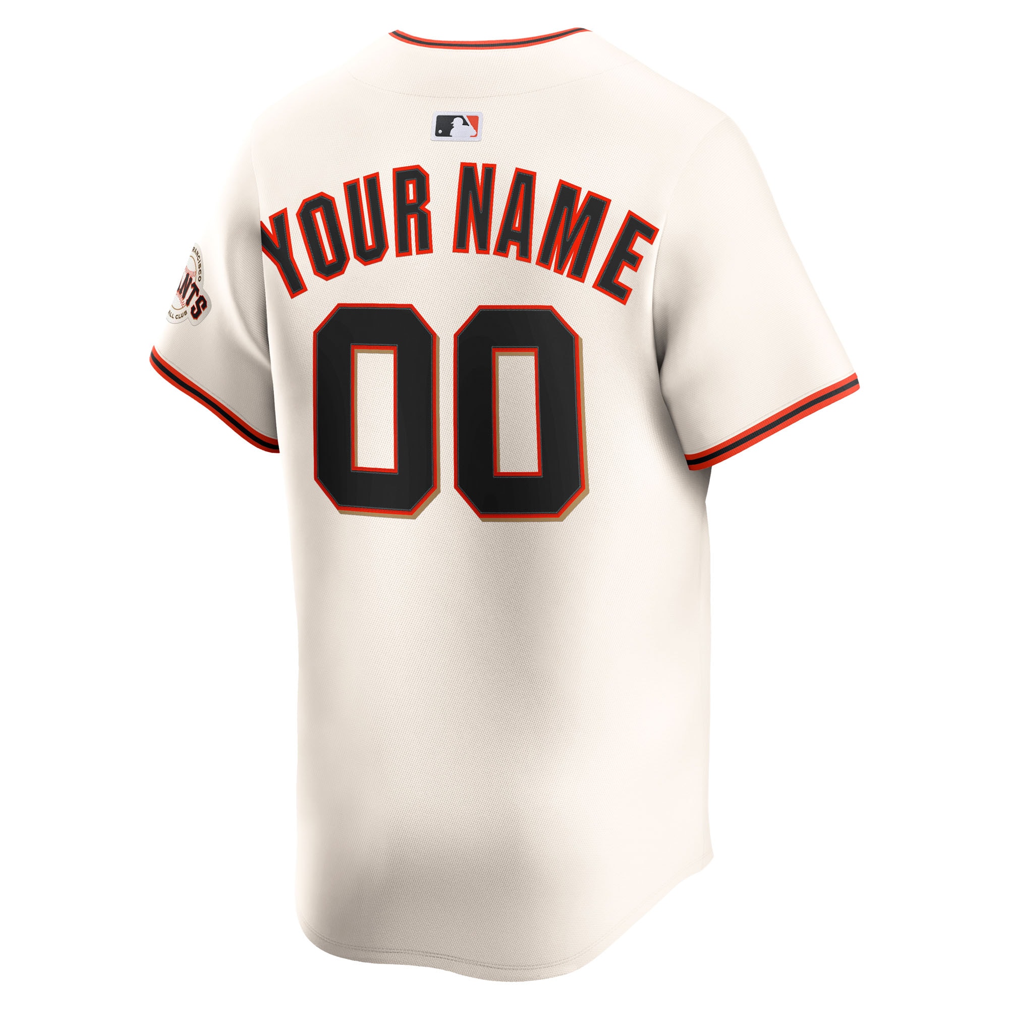 San Francisco Giants Cream Home Limited Custom MLB Jersey Men's