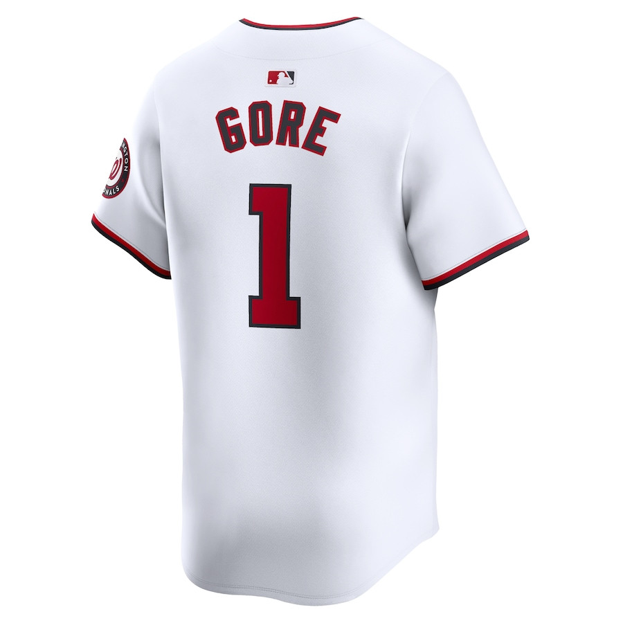 MacKenzie Gore 1 Washington Nationals Home Limited Player White MLB Jersey Men's