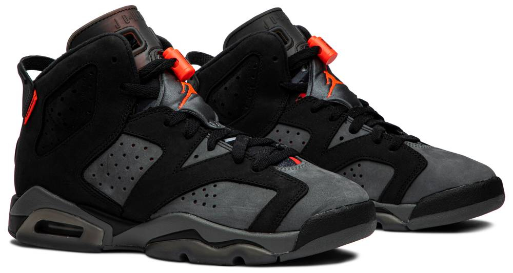 Paris Saint-Germain x Air Jordan 6 Retro BG Iron Grey CN1078-001