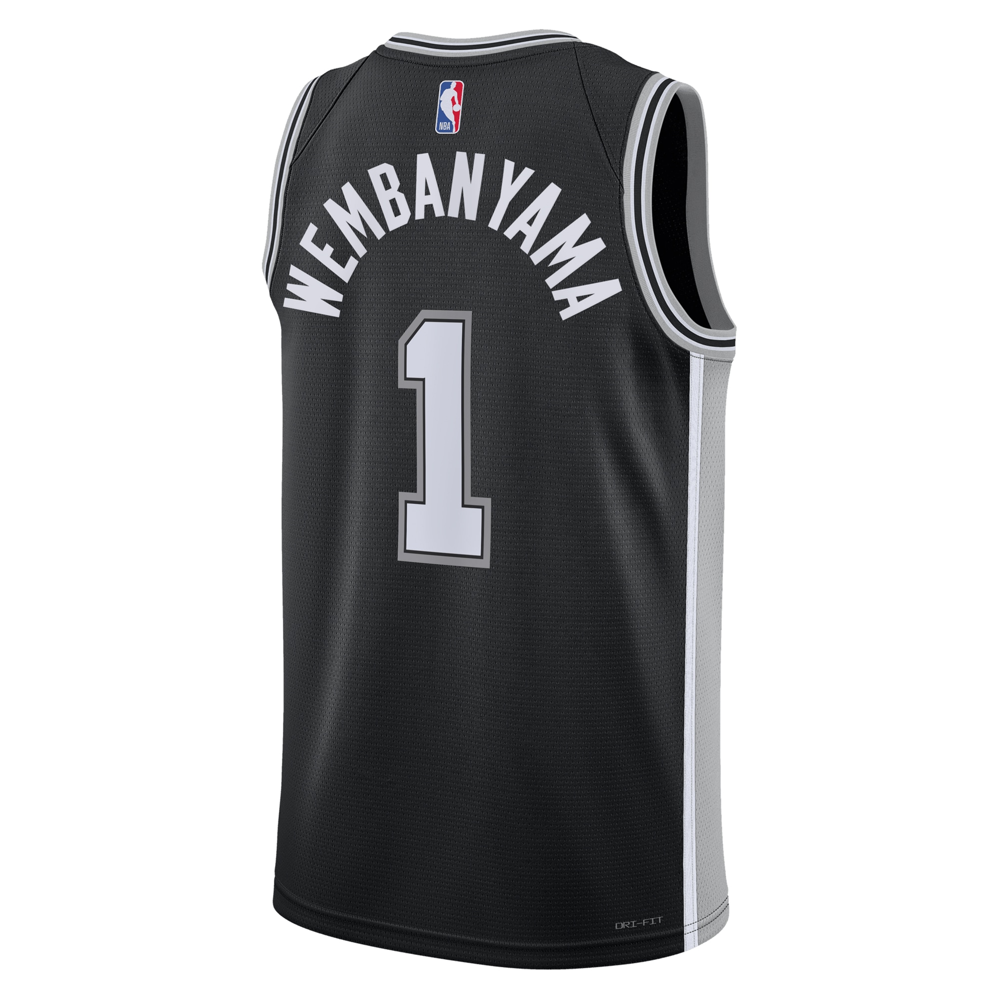 San Antonio Spurs Icon Edition Swingman Black Victor Wembanyam Unisex NBA Jersey Unisex