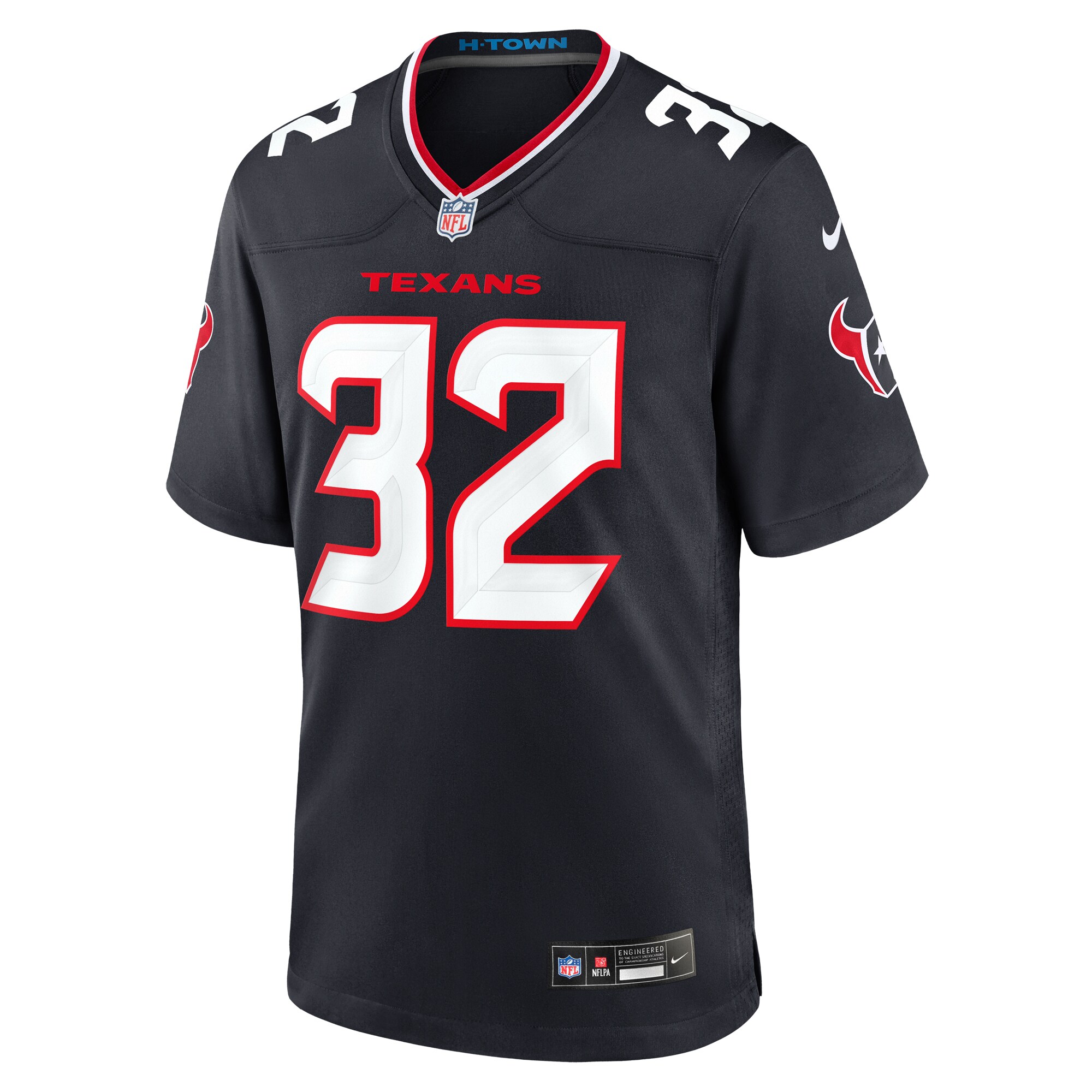 Houston Texans Lonnie Johnson Jr. Navy Team Game NFL Jersey Men's