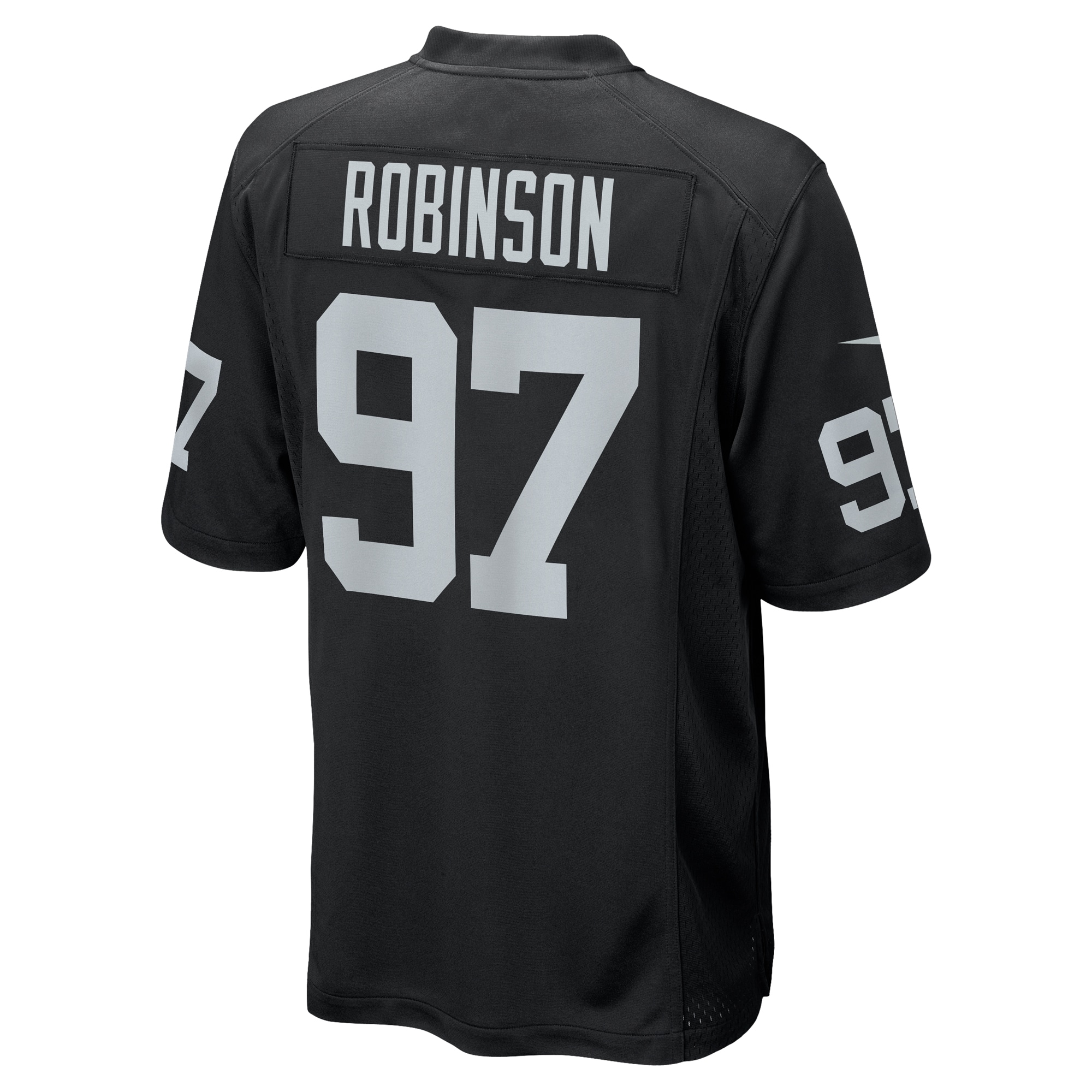 Las Vegas Raiders Janarius Robinson Black Team Game NFL Jersey Men's