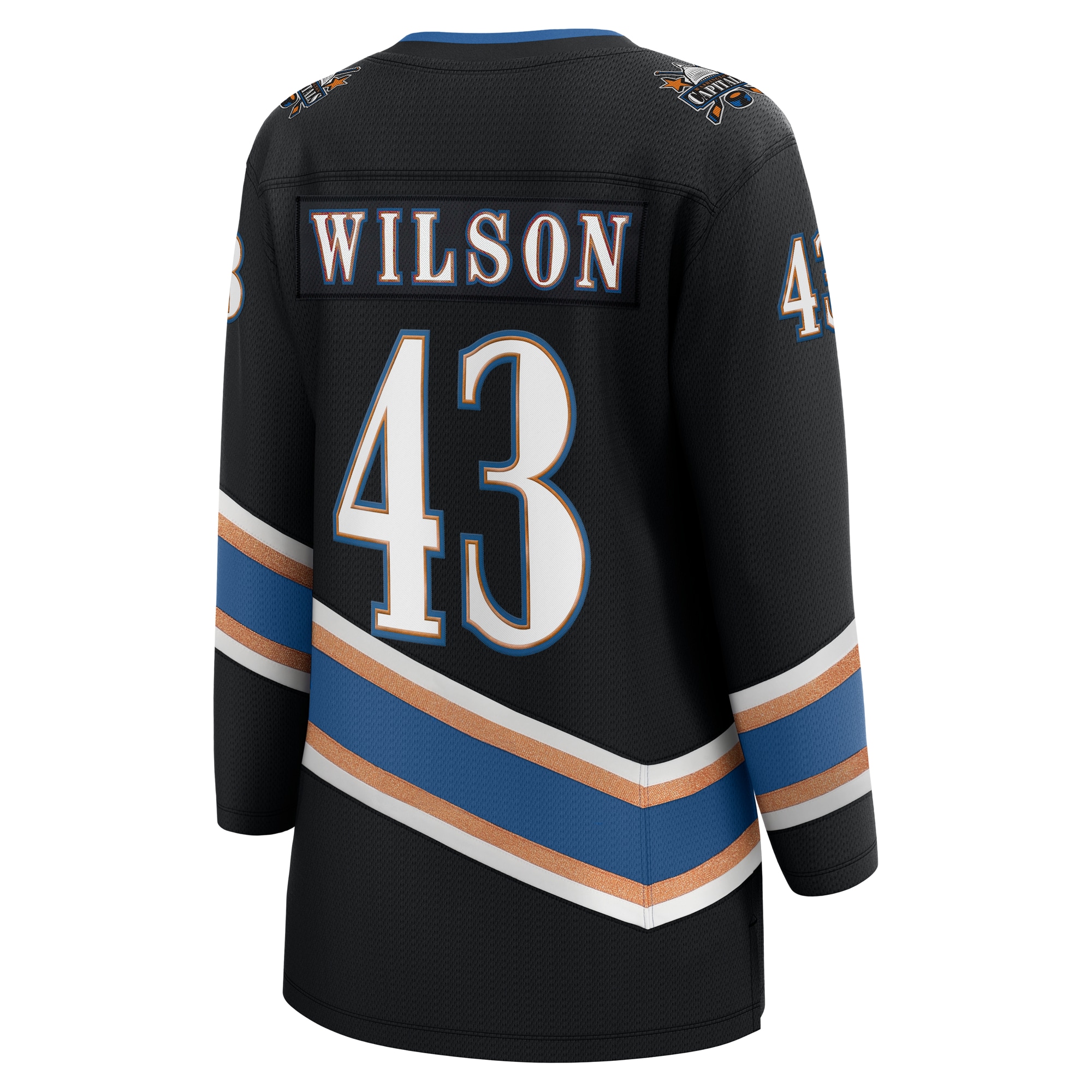 Washington Capitals Tom Wilson Black Alternate 50th Anniversary Premier Breakaway Player NHL Jersey Women's