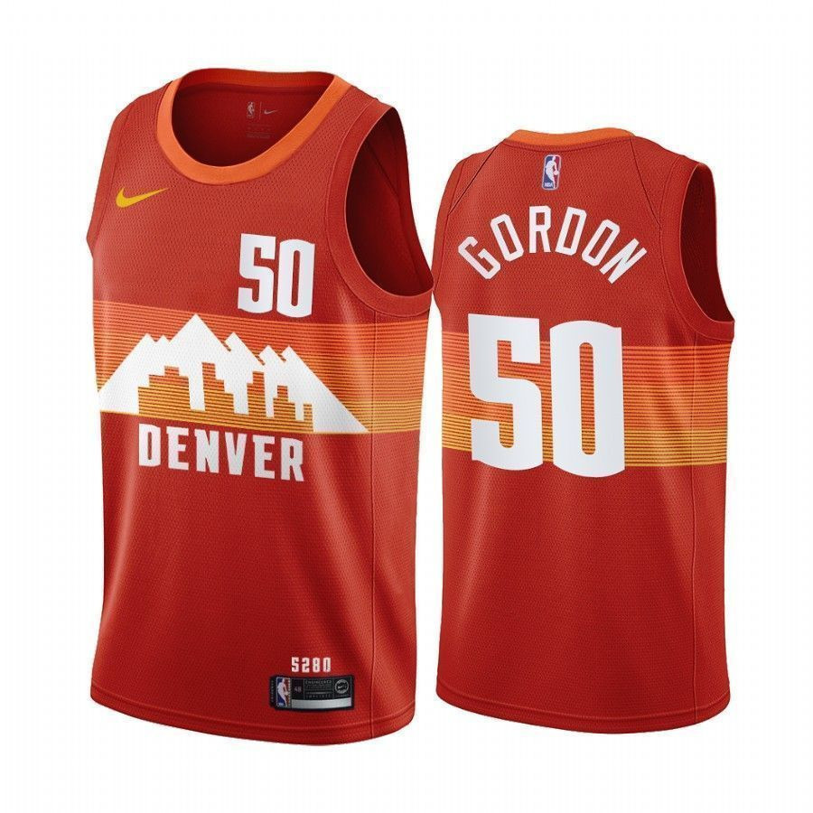 Aaron Gordon Denver Nuggets Orange City Edition Trade NBA Jersey Men's