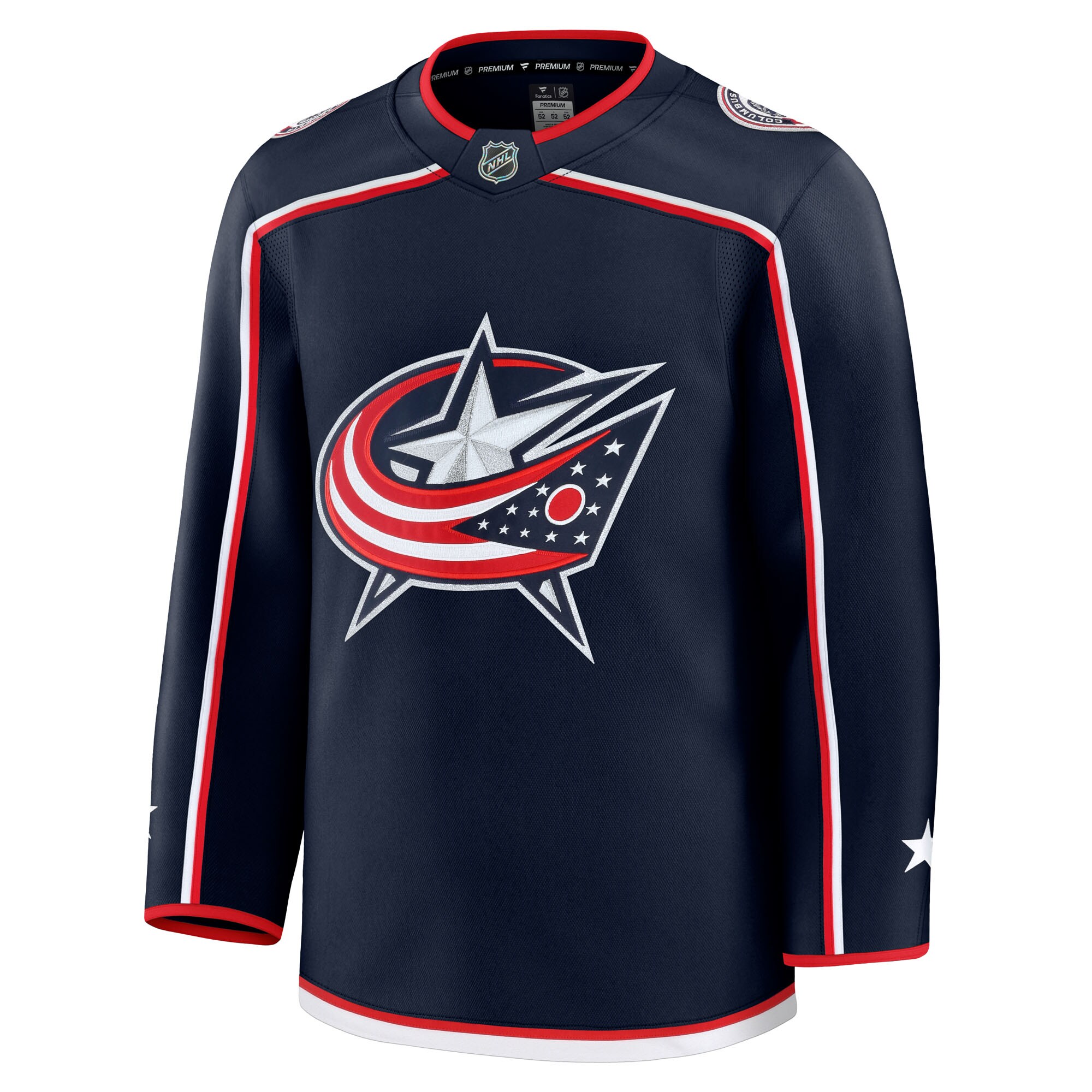 Columbus Blue Jackets Navy Home Premium NHL Jersey Men's