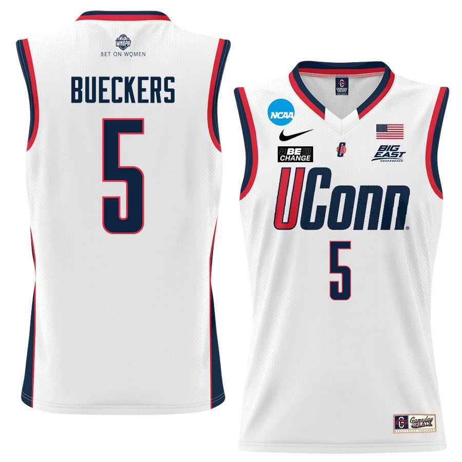 Paige Bueckers 5 UConn Huskies 2024 White Unisex NCAA Jersey Unisex