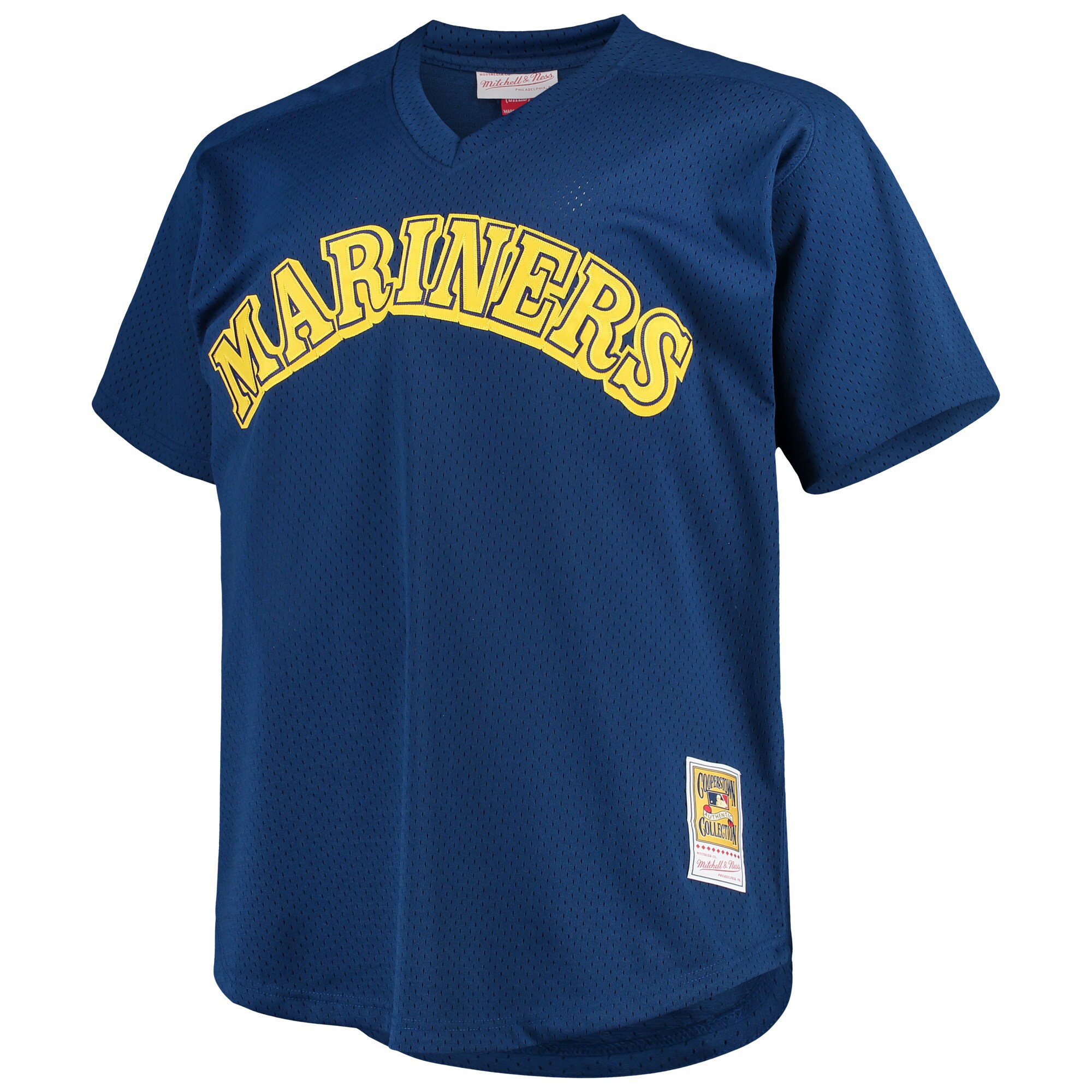 Seattle Mariners Ken Griffey Jr. Mitchell Ness Royal Big Tall Cooperstown Collection Mesh Batting Practice MLB Jersey Men's