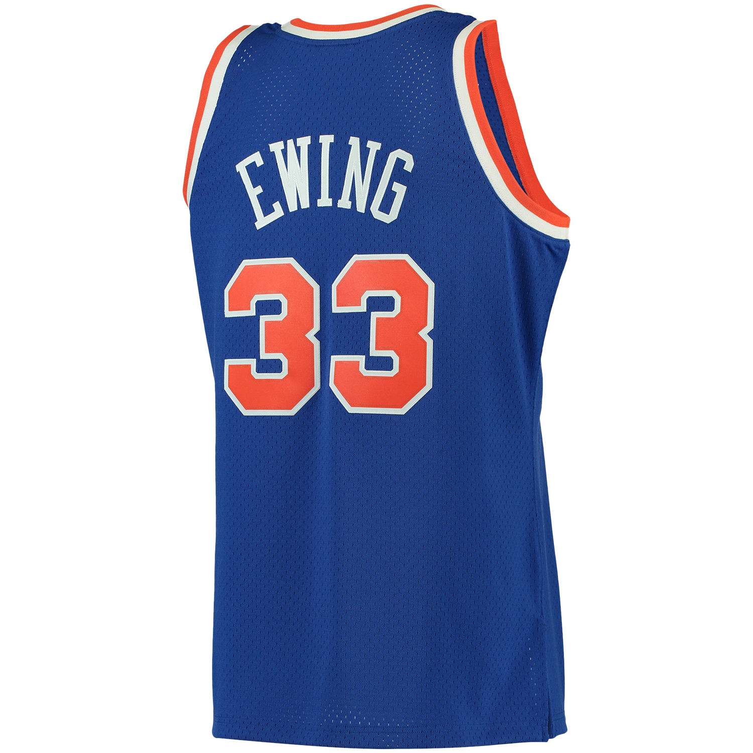 Mitchell Ness Patrick Ewing Blue New York Knicks Big Tall Hardwood Classics NBA Jersey Men's