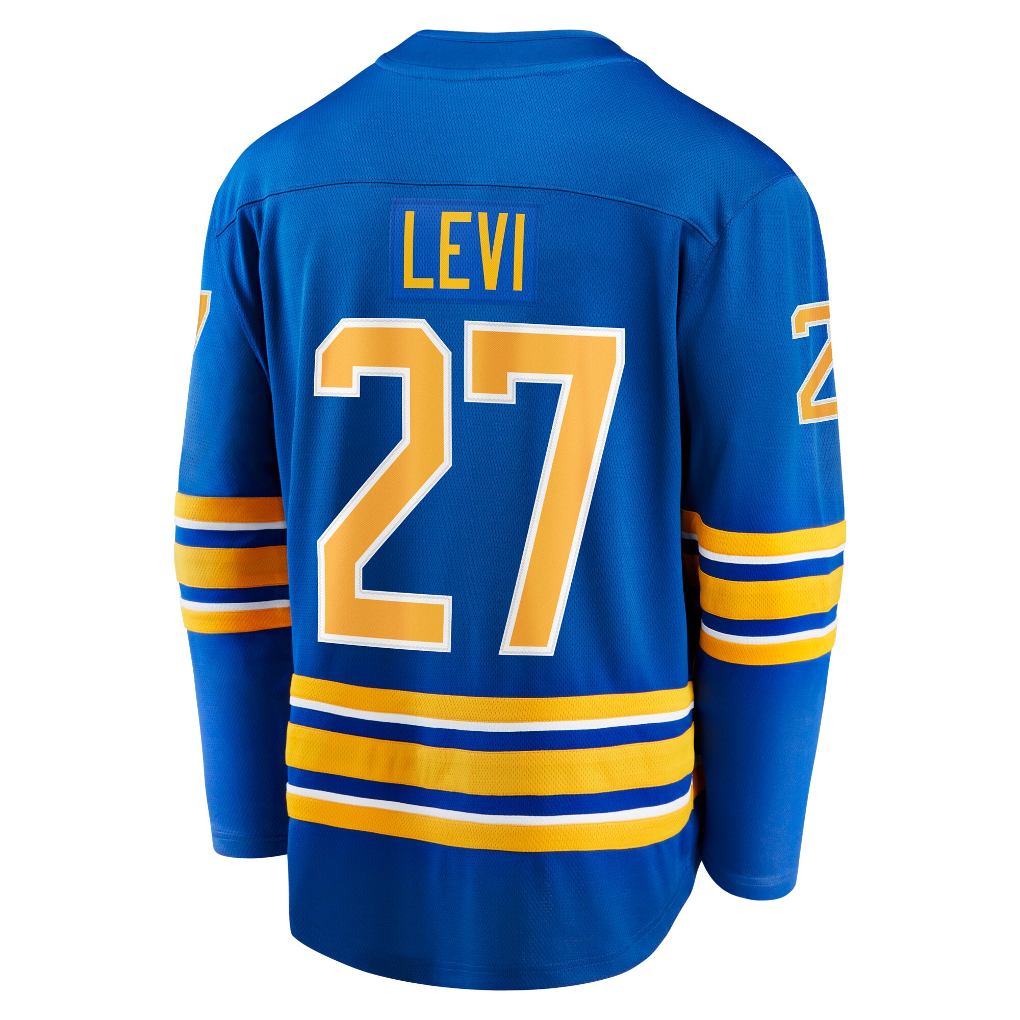 Buffalo Sabres Devon Levi Royal Home Breakaway NHL Jersey Men's
