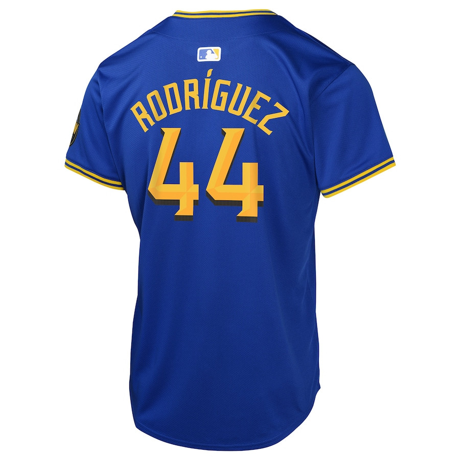Julio Rodr?guez 44 Seattle Mariners City Connect Limited Navy MLB Jersey Youth