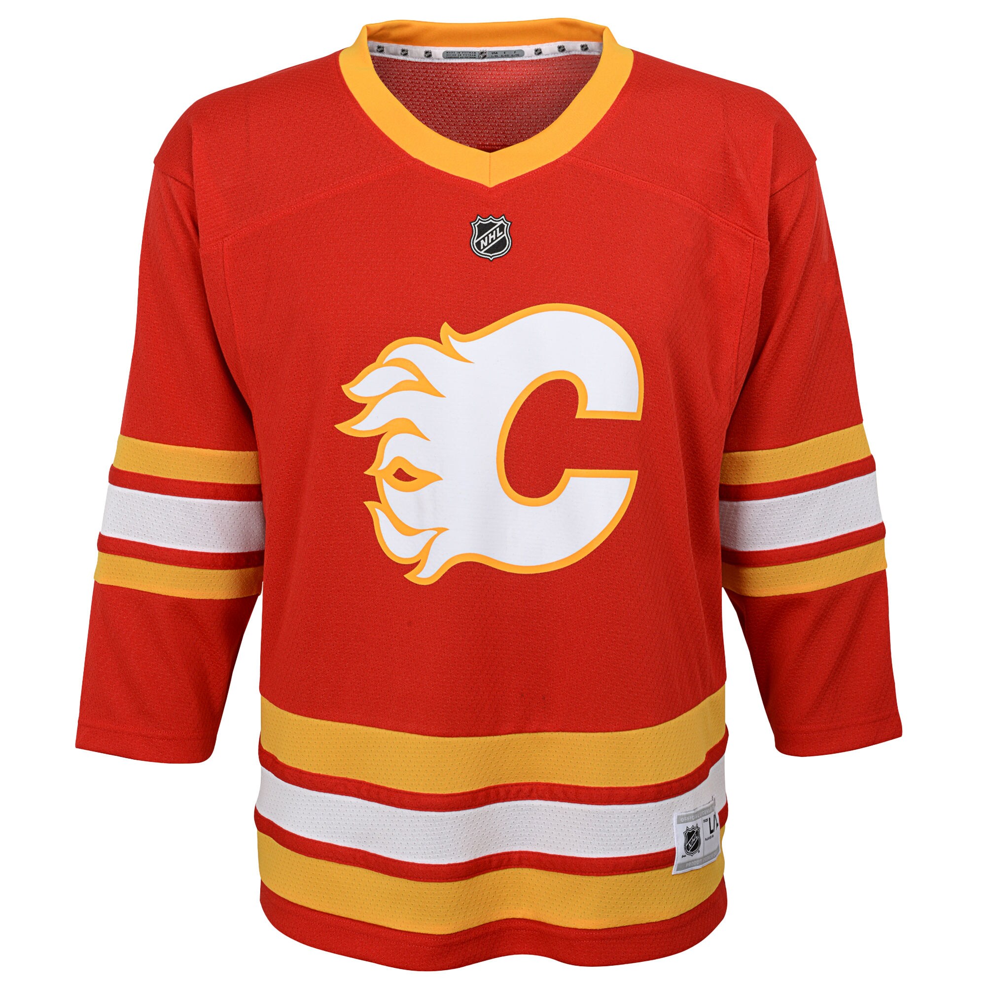 Calgary Flames Red Home Custom NHL Jersey Youth