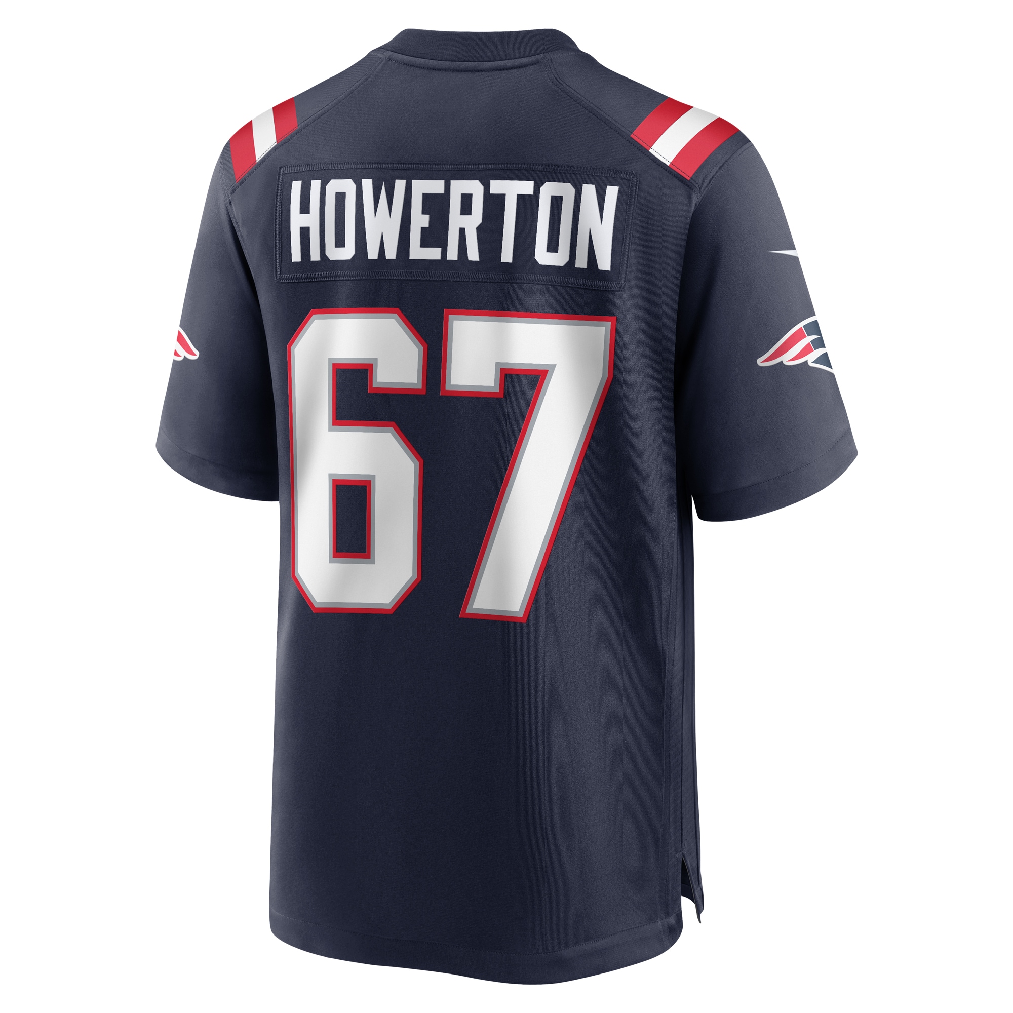 New England Patriots Hayden Howerton Navy Home Game Player NFL Jersey Men's