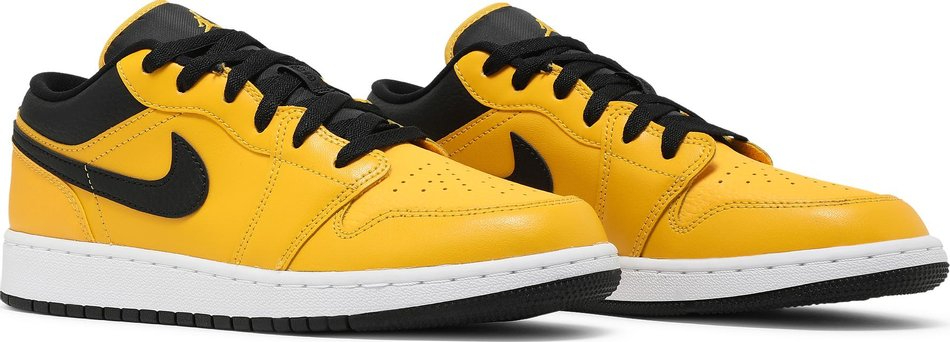 Air Jordan 1 Low GS University Gold Black 553560-700