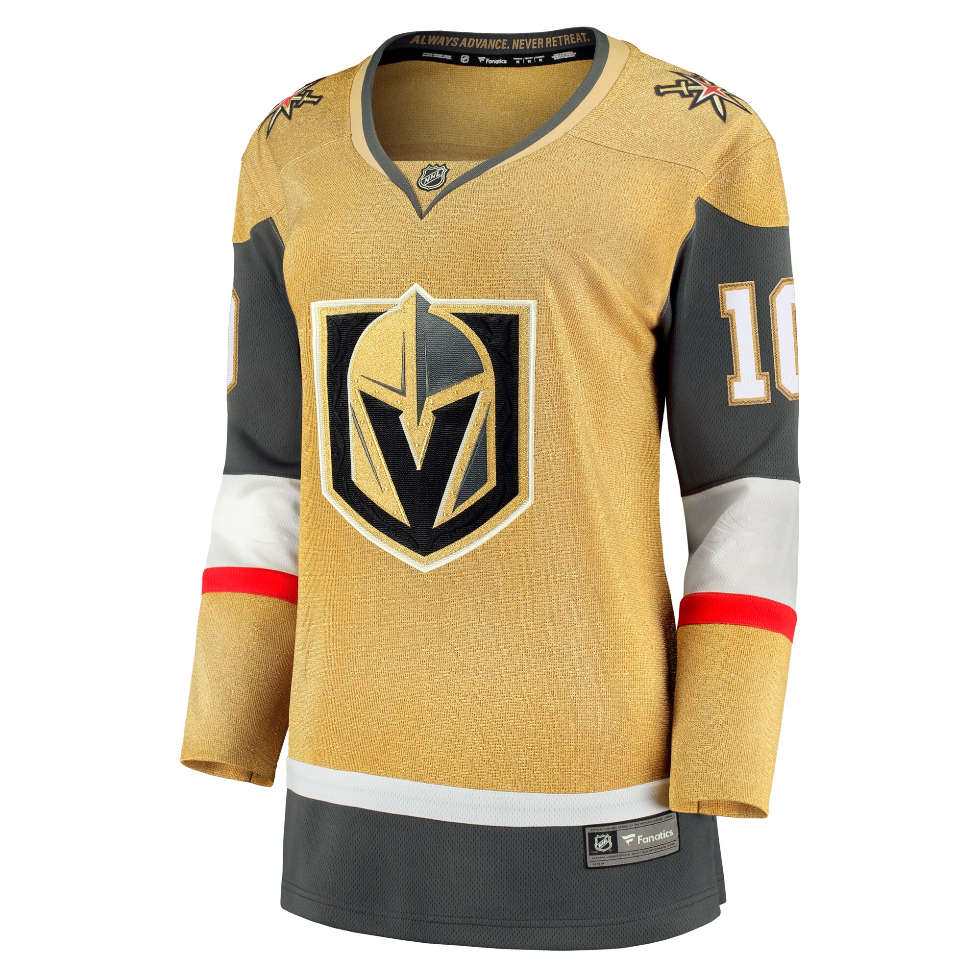 Vegas Golden Knights Nicolas Roy Gold Home Breakaway Player NHL Jersey Women's