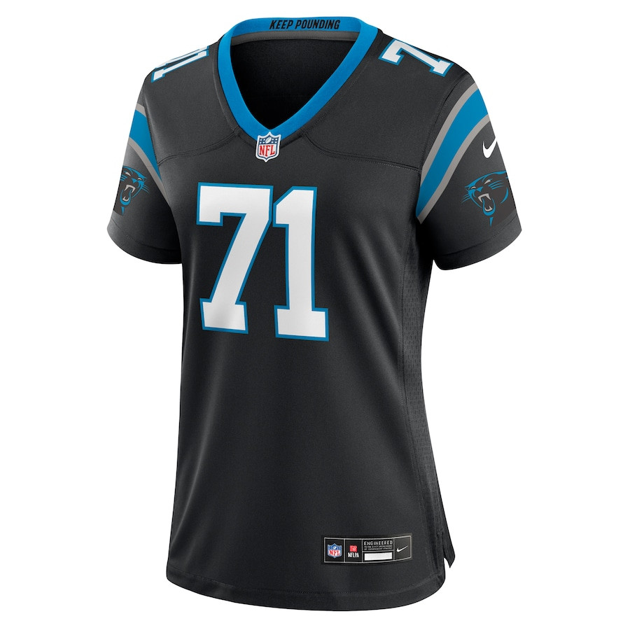 Chris Wormley 71 Carolina Panthers Game Black NFL Jersey Women's