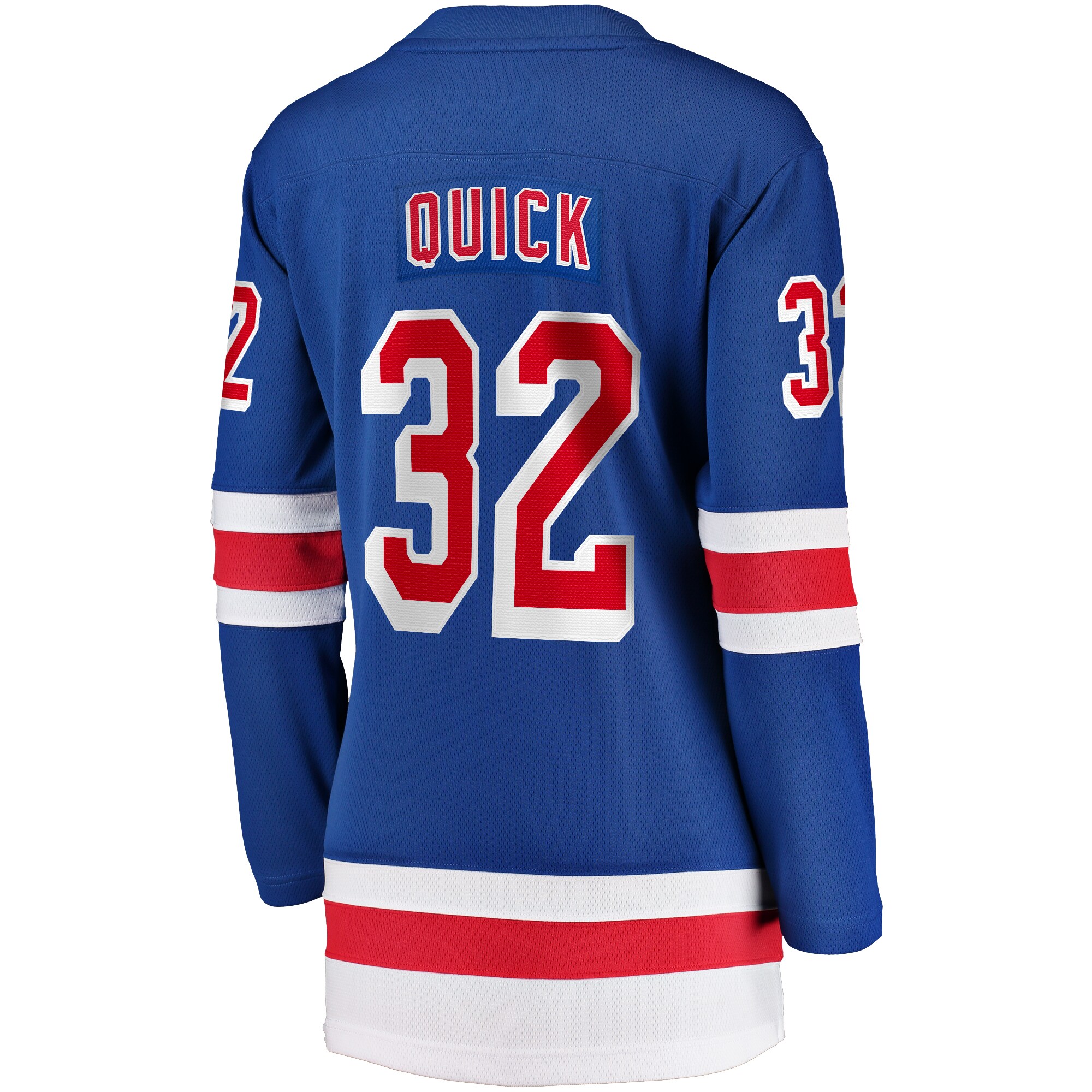 New York Rangers Jonathan Quick Blue Home Breakaway Player NHL Jersey Women's