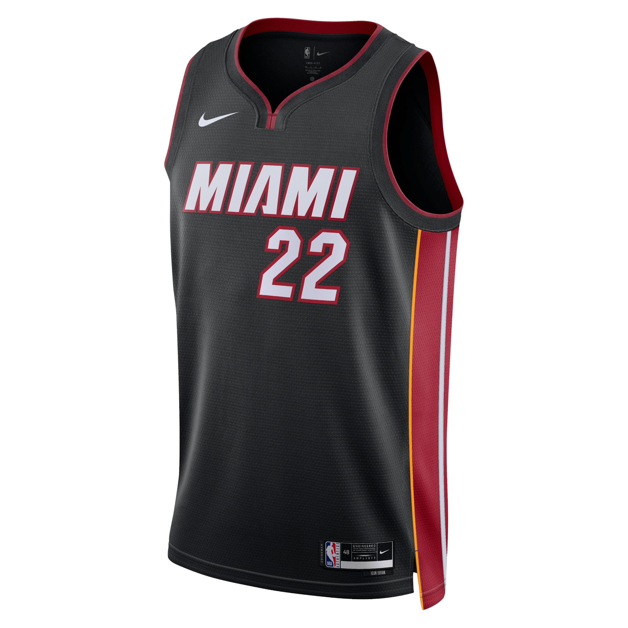 Miami Heat Icon Edition Swingman Black Jimmy Butle Unisex NBA Jersey Unisex