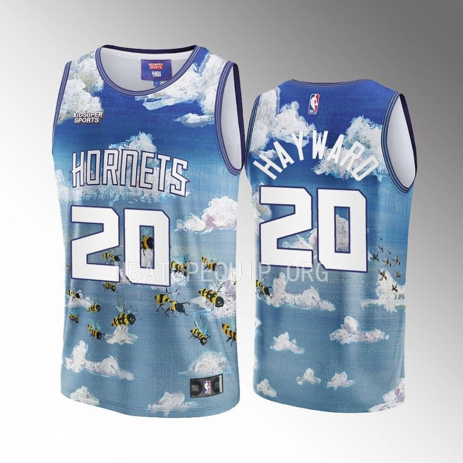 Gordon Hayward 20 Charlotte Hornets KidSuper Studio Unisex Hometown NBA Jersey Unisex