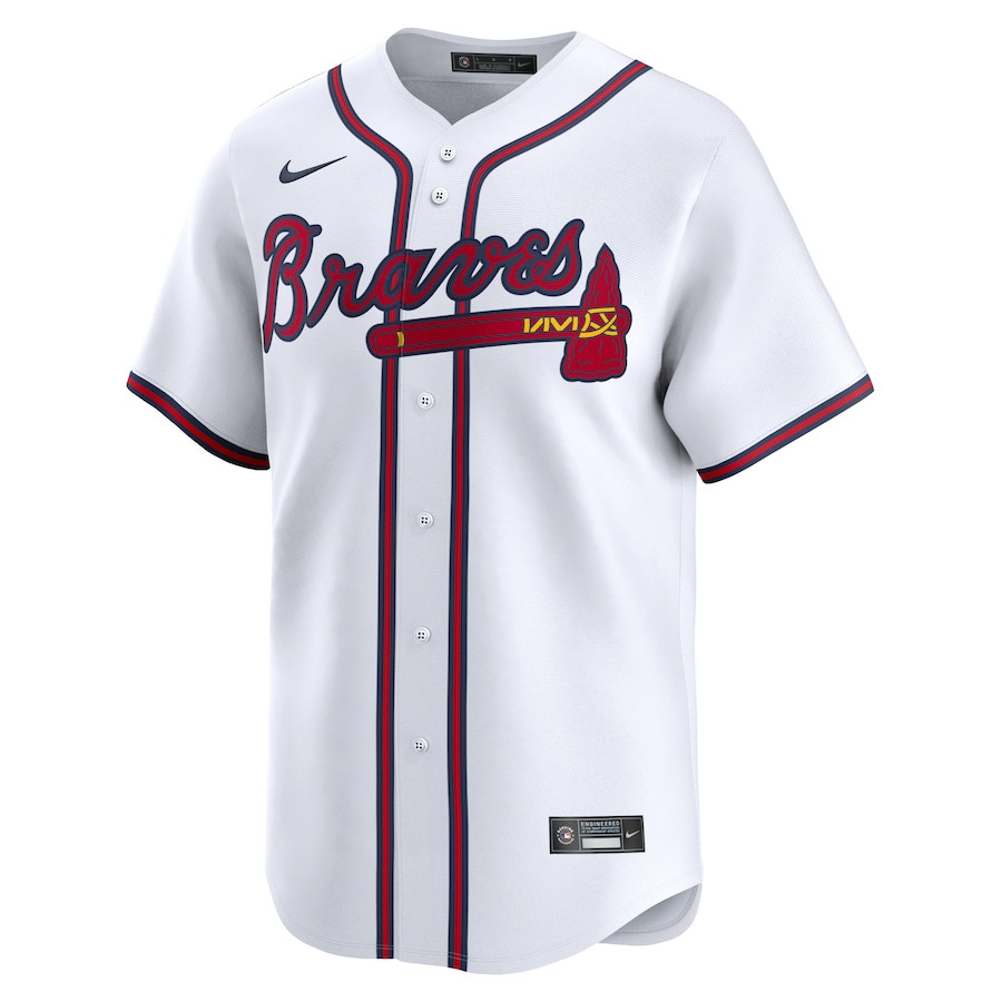 Spencer Strider 99 Atlanta Braves Home Limited Player White MLB Jersey Men's