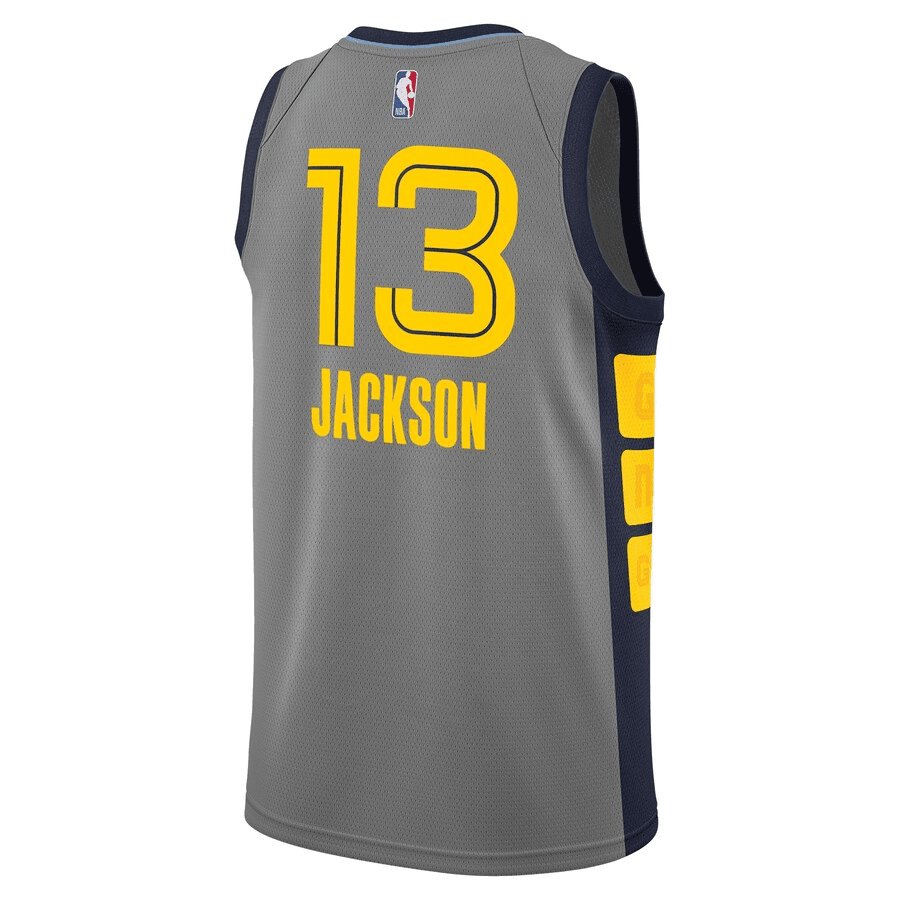 Jaren Jackson Jr. 13 Memphis Grizzlies City Edition Swingman Gray NBA Jersey Men's