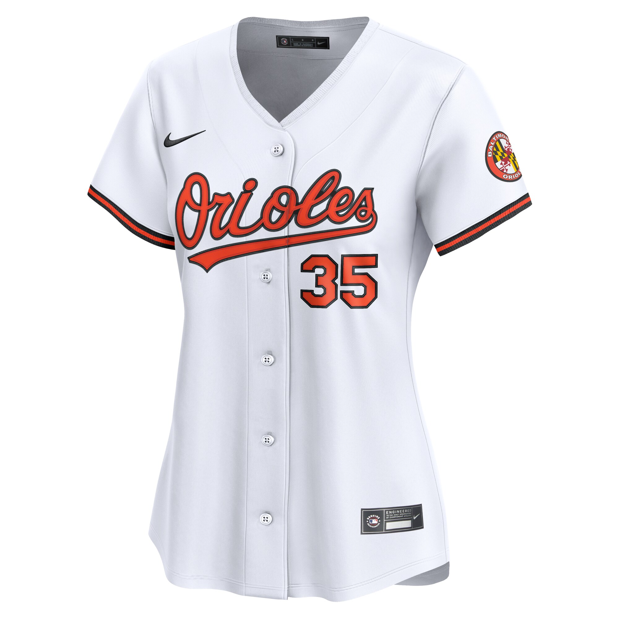 Baltimore Orioles Adley Rutschman White Home Limited Player MLB Jersey Women's