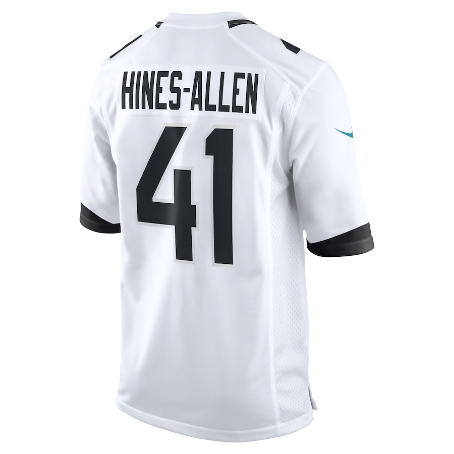 Josh Hines-Allen 41 Jacksonville Jaguars Player Game White NFL Jersey Men's