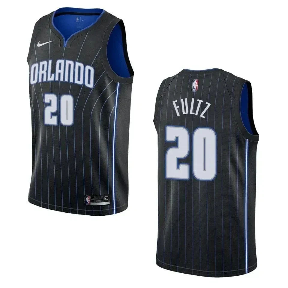 Orlando Magicc 20 Markelle Fultz Statement Swingman Black NBA Jersey Men's