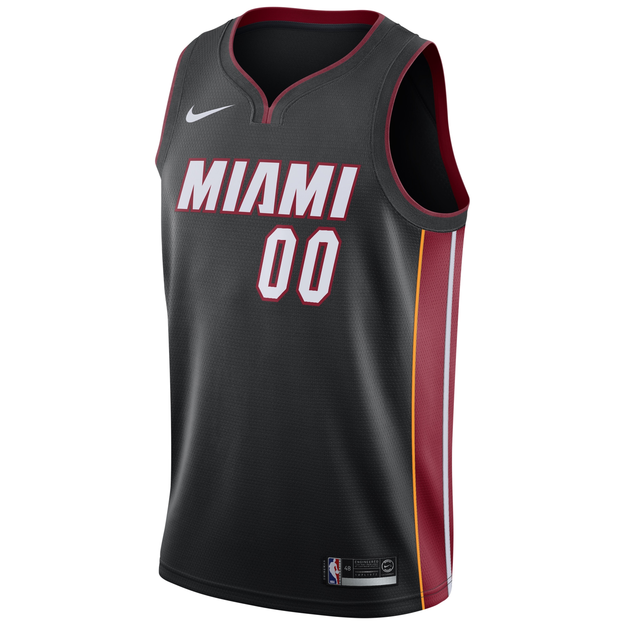 Miami Heat Icon Swingman Custom NBA Jersey Youth