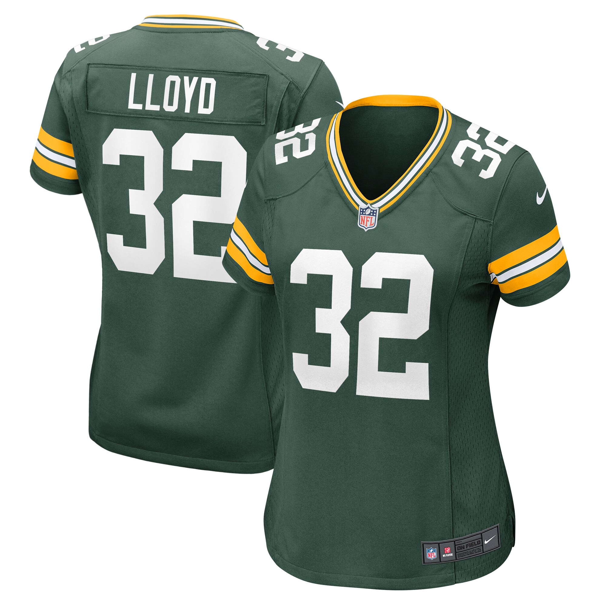 Green Bay Packers MarShawn Lloyd Green Game NFL Jersey Women's