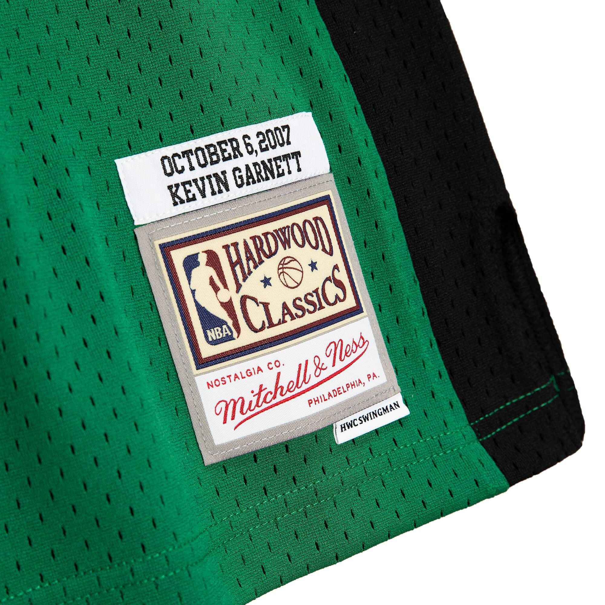 Mitchell Ness Boston Celtics Kevin Garnett 5 Swingman Green NBA Jersey Men's