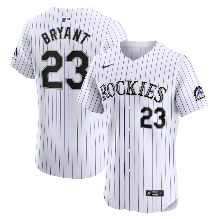 Colorado Rockies Home Elite Jersey White