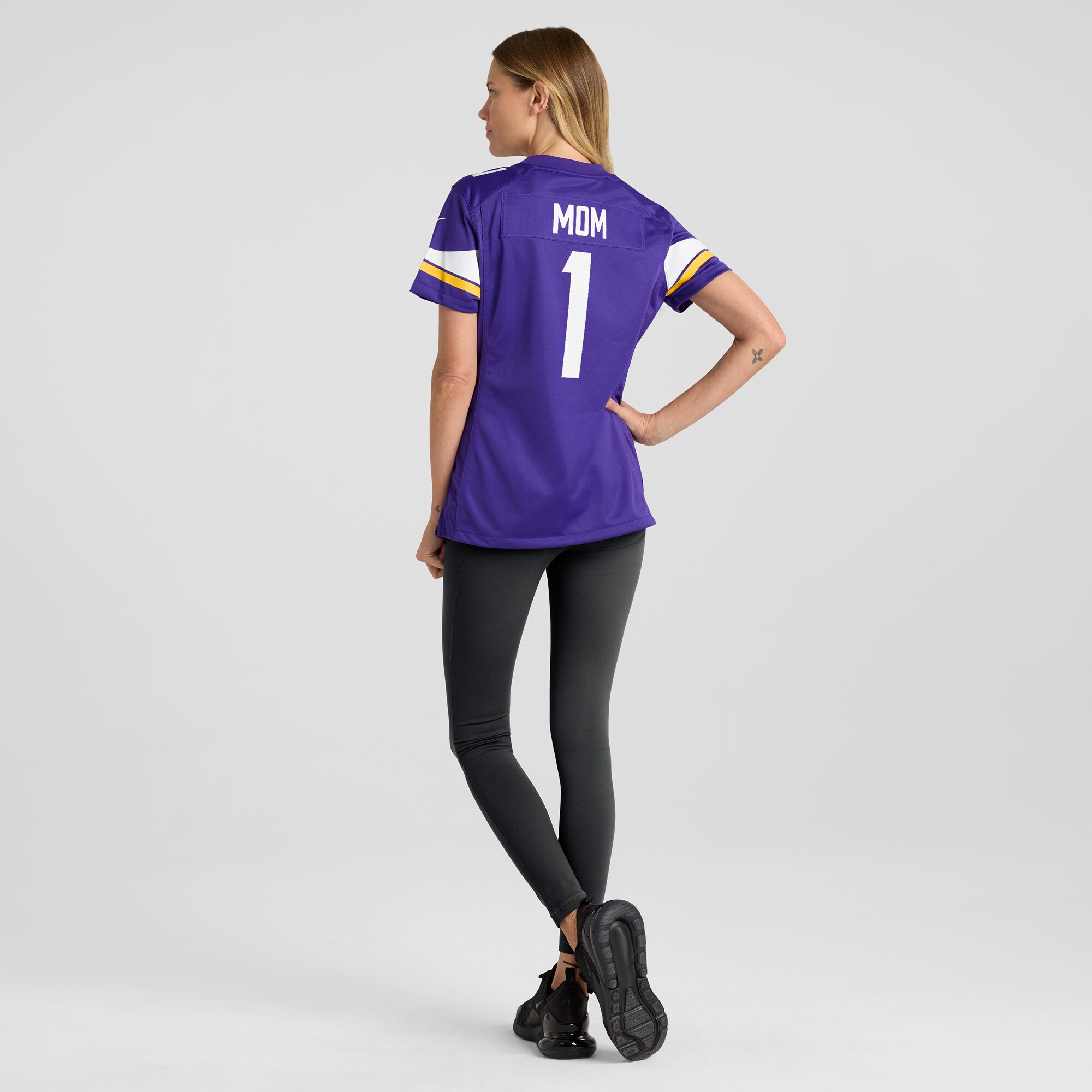 Minnesota Vikings Number 1 Mom Purple Game NFL Jersey Women's