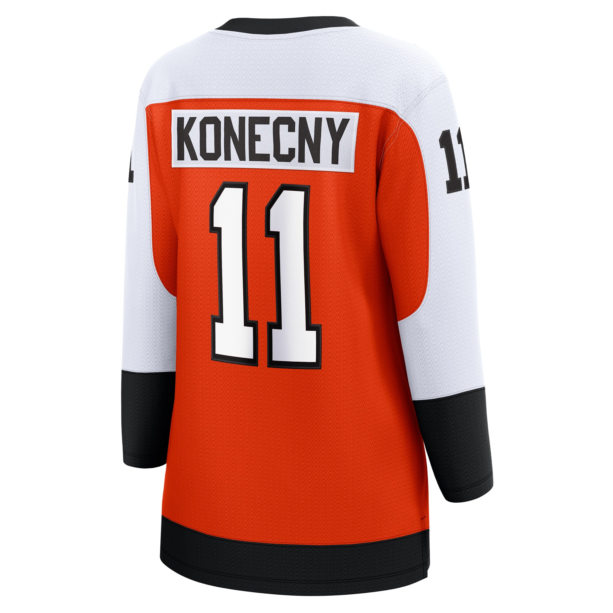 Philadelphia Flyers Travis Konecny Orange Home Breakaway Player NHL Jersey Women's