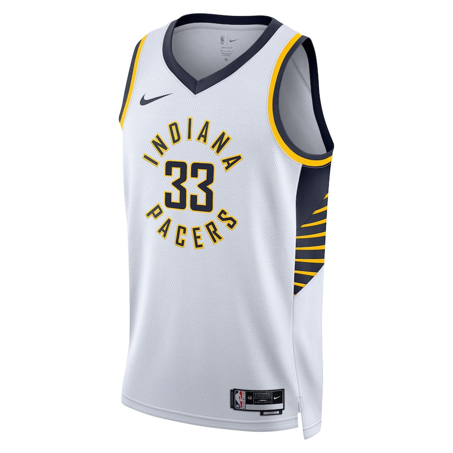 Myles Turner 33 Indiana Pacers Unisex Swingman Association Editio White NBA Jersey Unisex